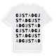 Gustad ordlek t-shirt