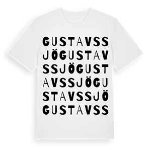 Gustavssjö ordlek t-shirt – ekologisk bomull t-shirt från Pinshirt