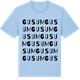 Blue Soul t-shirt med Gusum ordlek t-shirt