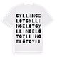 Gyllingelöt ordlek t-shirt