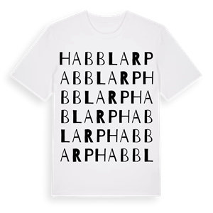 Habblarp ordlek t-shirt – ekologisk bomull t-shirt från Pinshirt
