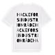 Hackefors industriområde ordlek t-shirt