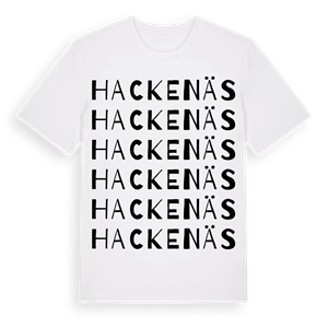 Hackenäs ordlek t-shirt – ekologisk bomull t-shirt från PinShirt