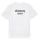White t-shirt med Håckenstad i Sverige t-shirt