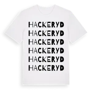 Hackeryd ordlek t-shirt – ekologisk bomull t-shirt från Pinshirt