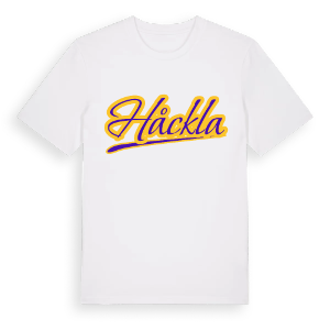 Håckla baseball t-shirt – ekologisk bomull t-shirt från Pinshirt
