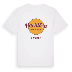 Hacklösa cirkel t-shirt – ekologisk bomull t-shirt från Pinshirt