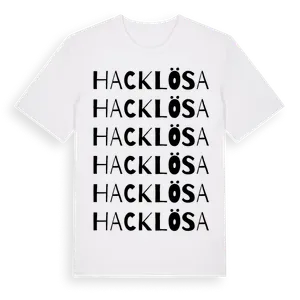 Hacklösa ordlek t-shirt – ekologisk bomull t-shirt från Pinshirt