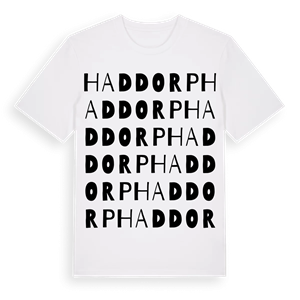 Haddorp ordlek t-shirt – ekologisk bomull t-shirt från Pinshirt