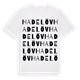 Hadelöv ordlek t-shirt