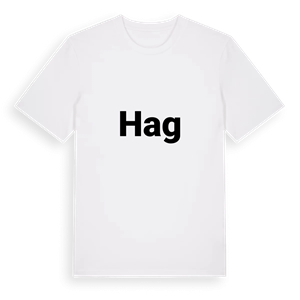 Hag fetstil t-shirt – ekologisk bomull t-shirt från PinShirt