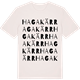 Vintage White t-shirt med Hagakärr ordlek t-shirt