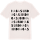 Vintage White t-shirt med Hagasund ordlek t-shirt