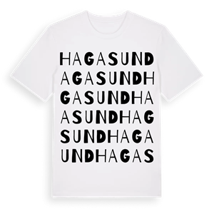 Hagasund ordlek t-shirt – ekologisk bomull t-shirt från Pinshirt