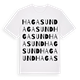 Hagasund ordlek t-shirt
