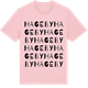 Pink Cotton t-shirt med Hageby ordlek t-shirt