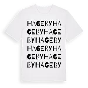 Hageby ordlek t-shirt – ekologisk bomull t-shirt från Pinshirt