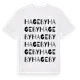 White t-shirt med Hageby ordlek t-shirt