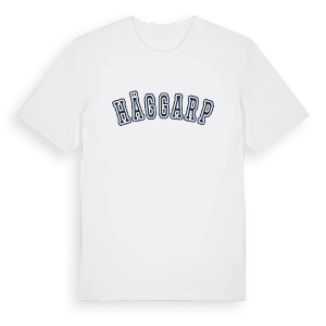 Häggarp college t-shirt – ekologisk bomull t-shirt från Pinshirt
