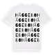 White t-shirt med Häggebo ordlek t-shirt