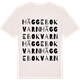 Vintage White t-shirt med Häggebo kvarn ordlek t-shirt