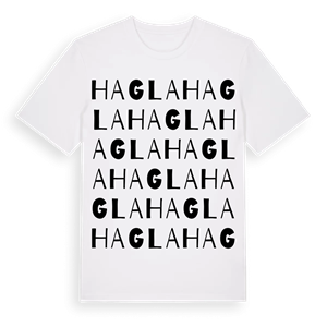 Hagla ordlek t-shirt – ekologisk bomull t-shirt från Pinshirt
