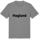 Mid Heather Gray t-shirt med Haglund fetstil t-shirt