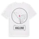 White t-shirt med Haglund t-shirt