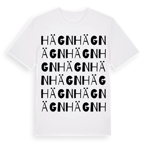 Hägn ordlek t-shirt – ekologisk bomull t-shirt från Pinshirt