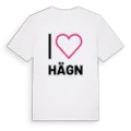 Jag älskar Hägn t-shirt stort tryck