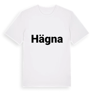 Hägna fetstil t-shirt – ekologisk bomull t-shirt från PinShirt