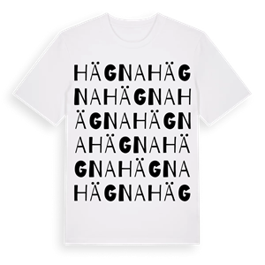 Hägna ordlek t-shirt – ekologisk bomull t-shirt från PinShirt