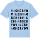 Blue Soul t-shirt med Hagnerydviken ordlek t-shirt