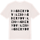 Vintage White t-shirt med Hagnerydviken ordlek t-shirt