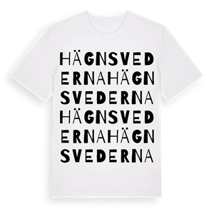 Hägnsvederna ordlek t-shirt – ekologisk bomull t-shirt från Pinshirt