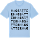 Blue Soul t-shirt med Hagsätter ordlek t-shirt