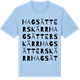 Blue Soul t-shirt med Hagsätterskärr ordlek t-shirt