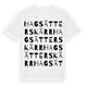 Hagsätterskärr ordlek t-shirt