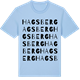 Blue Soul t-shirt med Hagsberg ordlek t-shirt
