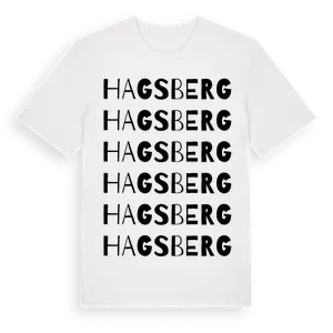 Hagsberg ordlek t-shirt – ekologisk bomull t-shirt från Pinshirt