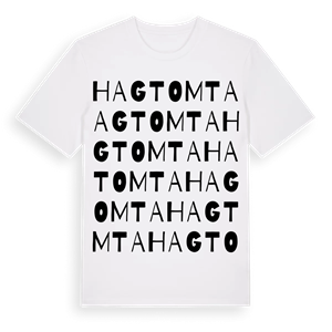 Hagtomta ordlek t-shirt – ekologisk bomull t-shirt från Pinshirt