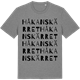 Mid Heather Gray t-shirt med Håkanskärret ordlek t-shirt
