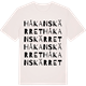 Vintage White t-shirt med Håkanskärret ordlek t-shirt