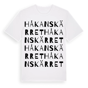 Håkanskärret ordlek t-shirt – ekologisk bomull t-shirt från Pinshirt