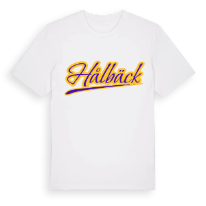 Hålbäck baseball t-shirt – ekologisk bomull t-shirt från Pinshirt