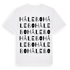 Hålebo ordlek t-shirt – ekologisk bomull t-shirt från PinShirt
