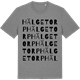 Mid Heather Gray t-shirt med Hälgetorp ordlek t-shirt