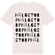 Vintage White t-shirt med Hälgetorp ordlek t-shirt