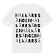 Hålkärrsängen ordlek t-shirt