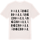Vintage White t-shirt med Hallången ordlek t-shirt